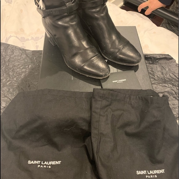 Saint Laurent Shoes - Saint Laurent Jodhpur Booties